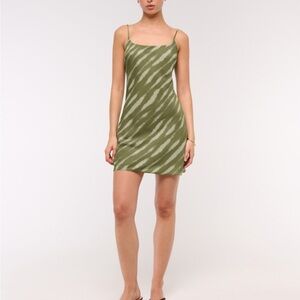 The A&F Julia Slip Mini Dress green